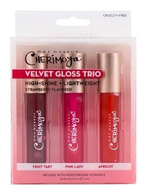 Velvet Gloss Trio — Fruit Tart, Pink Lady & Apricot